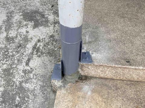 鐵件職人企業社 - 補強外側，內灌水泥