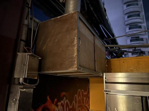 開鑫鐵工廠 - 鐵架改短（施工前）