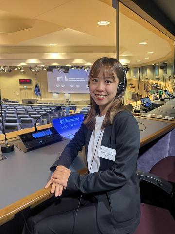 陳亮妤 - 歐盟口譯總部－實習口譯（dummy booth）