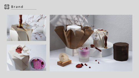 陳詩允（Shane） - 品牌包裝與攝影設計|
品牌方提供的蠟燭產品擁有著高度客製化的屬性，每一支蠟燭都獨一無二為了客人打造。每一支蠟燭都為客戶許下一次心願。每一次將蠟燭送到客人手中都希望被細心對待。