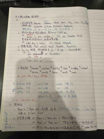 蘇庭萱 - 會依孩子的常錯狀況作筆記