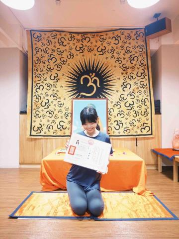 提供瑜珈服務的專家李佳雯