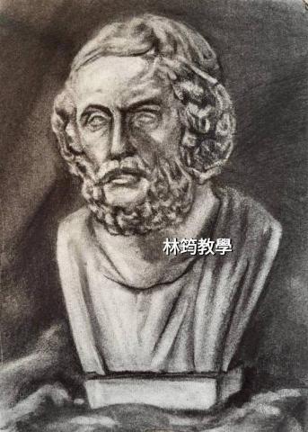 林筠 - 大學術科考炭筆素描（石膏像示範教學）
