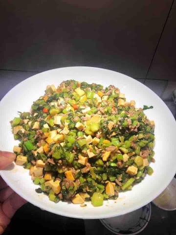 金玲 - 雪裡紅炒豆乾牛/豬