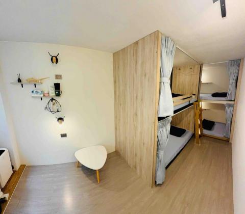 天晴潛水-小江教練 - 潛店背包房床位外觀空間 1.