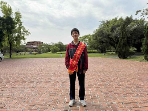 Henry Wang - 宜蘭縣優秀青年領獎相片