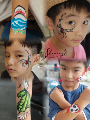 陽光彩繪 - 小男生最喜歡的兇猛怪獸彩繪圖案?