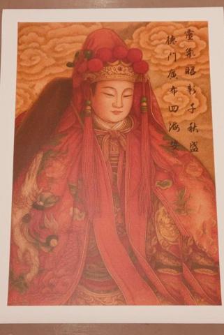 游老師 - 客戶的請求: 製作神明的圖像,並將其微噴印出