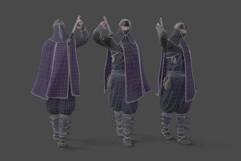 侯瀚翔 - 3D腳色製作
製作軟體：MAYA、ZBrush、Photoshop、XGen、Mari、Substance Painter、Arnold、TopoGun 