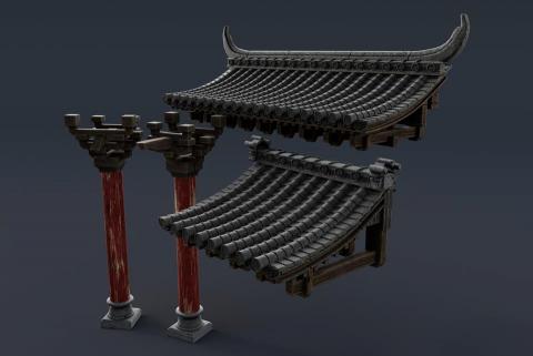 侯瀚翔 - 3D影視遊戲模型資產
製作軟體：MAYA、ZBrush 、Photoshop、Substance Painter、Arnold