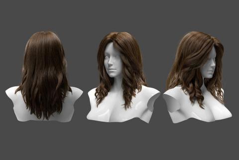 侯瀚翔 - 遊戲CG髮型製作
製作軟體：MAYA、Photoshop、XGen、Arnold