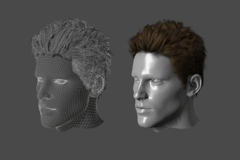 侯瀚翔 - 遊戲CG髮型製作
製作軟體：MAYA、Photoshop、XGen、GS CurveTools、Marmoset Toolbag