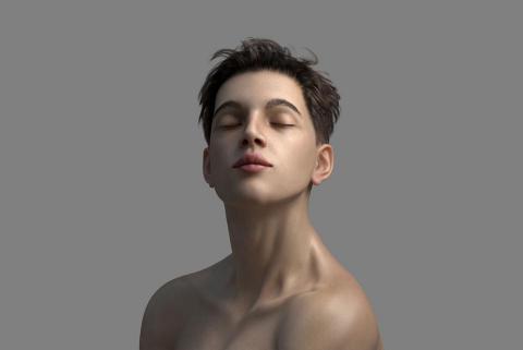 侯瀚翔 - 3D美妝廣告腳色
製作軟體：MAYA、ZBrush、Photoshop、XGen、Mari、Substance Painter、Arnold、TopoGun、DAZ​