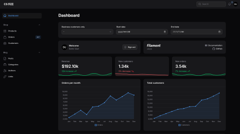 CS 科技 - 我們做的後台 - 黑夜版