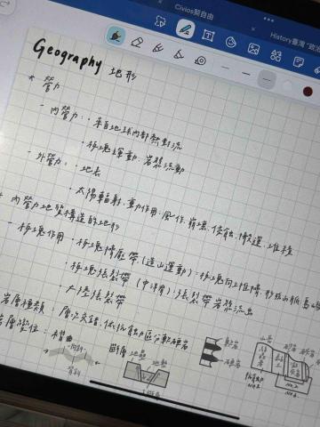 陳念忻 - 高中地理筆記