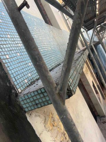 順富工程行（居家修繕》 - 外牆馬賽克剃除以前