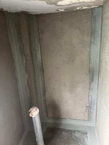 裕仁 - 抗裂網施作