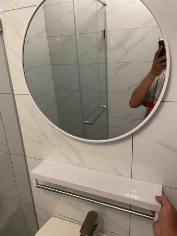 黃煜仁 - 浴室鏡子、置物架 磁磚 鑽洞 安裝