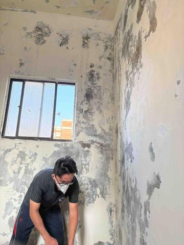 Samlee - 壁癌處理前