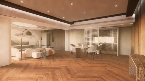 大唐宏運營造股份Co., Ltd - 桃園京懋建設58坪 現代風豪宅