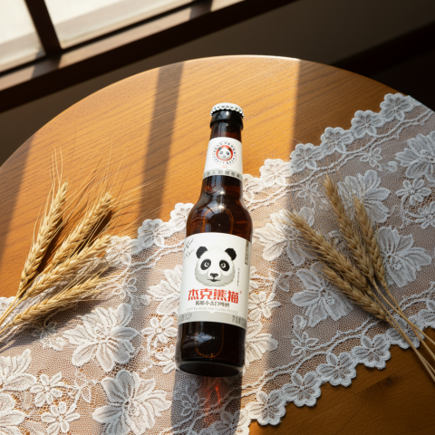 不誤正業｜Jade.w - 啤酒進口商客戶只有單純的啤酒瓶照片，希望我能協助製作成放到網站上的數位商品照片。
製作過程：
1. 跟客戶討論照片情境。
2. 產品去背。
3. 製作2-4個初稿供客戶確認。
4. 調整細節與修正。
5. 產出JPG檔給客戶使用。