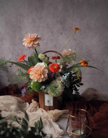 JCflower崨希花藝工作室 - 客製提籃盆花 JCflower崨希花藝工作室 - 客製提籃盆花