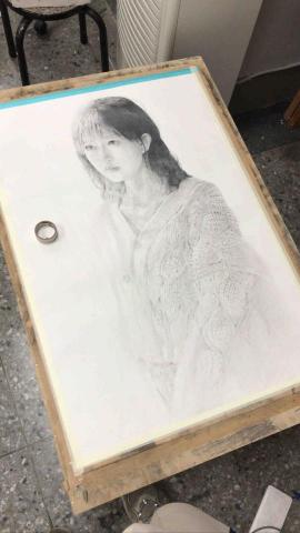 賴嘉炫 - 鉛筆素描人物