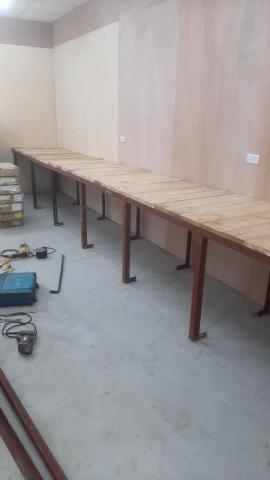 淨明泓鈞工程 - 訂製實木長桌施工