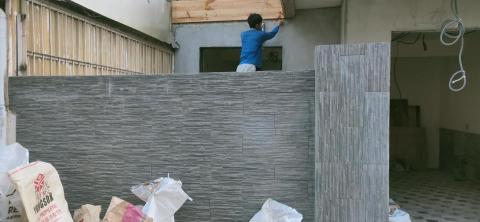 淨明泓鈞工程 - 外牆貼磚完工