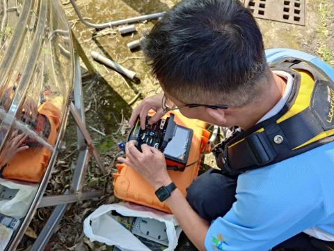 韋傑開發科技企業社 - 戶外 鎧裝光纖纜線鋪設 熔接