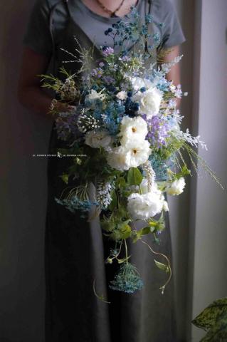 JCflower崨希花藝工作室 - 瀑布式新娘捧花 JCflower崨希花藝工作室 - 瀑布式新娘捧花