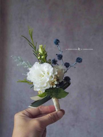 JCflower崨希花藝工作室 - 新郎胸花設計 JCflower崨希花藝工作室 - 新郎胸花設計
