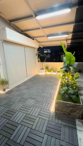 虔暻園藝 - 頂樓陽台沒有日照，也可以使用仿真綠植