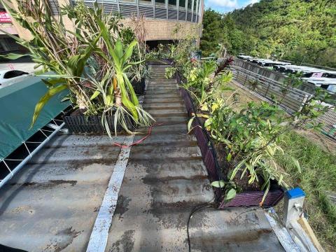 易樂企業社@uyL9696f - 永春高中貨櫃屋植栽澆水