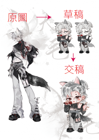 大毛 - 二創圖約稿設計