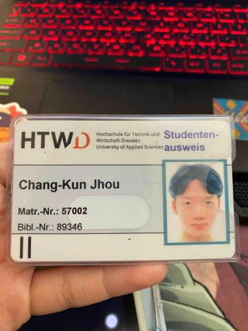 Troye/多益/基礎學測/會考/生活英文 - 德國學校學生證