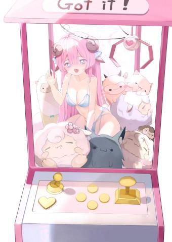 水母貓 - 一般CG插畫
人物+簡易中景
