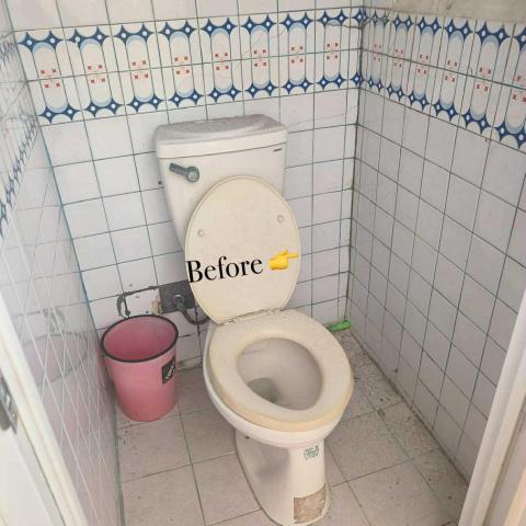 林詩叡 - 廁所清理前（一房兩廳兩衛-約20坪 ）