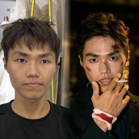 羅皓哲 - 萬聖節妝容《霸氣傷妝》
（僅調色，未修圖）