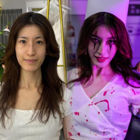 羅皓哲 - 萬聖節妝容《貌美小丑女》
（僅調色，未細修）
