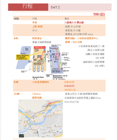 Vivi｜打字排版校稿、計畫撰寫、旅遊規劃 - 可製作旅遊手冊加上清楚的地圖及路線方式
