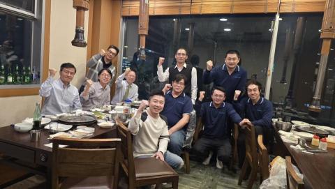 林之勳 - 即時的專業口譯服務，促成韓國、台灣，兩家電機設備大廠達成簽約共識，首次聯合慶功宴