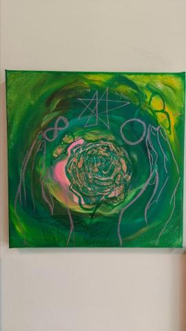 夢語者 - 能量畫作-風元素-無限愛