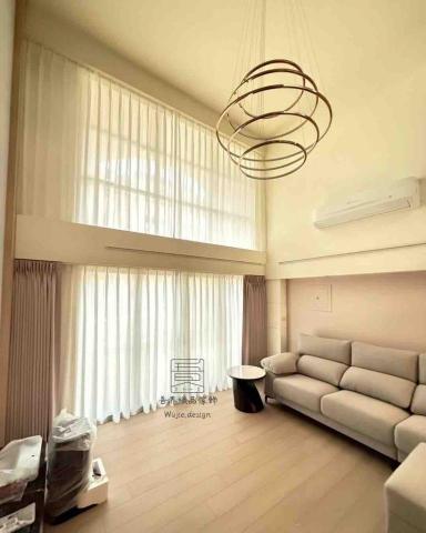 吾界織品窗簾傢飾 - 挑高布紗簾