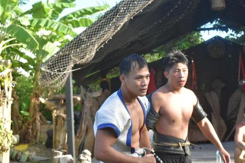 邱玉婷 - 花蓮傳統原住民摔角活動