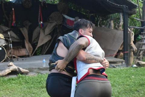 邱玉婷 - 花蓮傳統原住民摔角活動