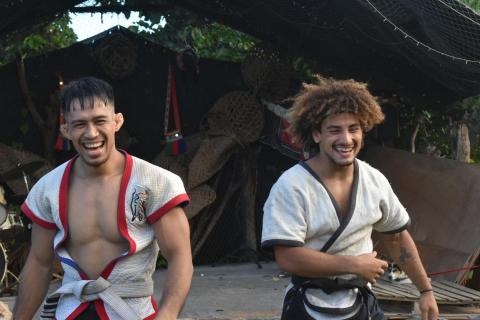 邱玉婷 - 花蓮傳統原住民摔角活動