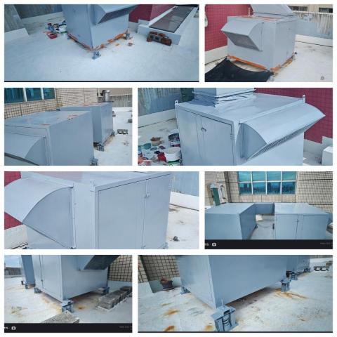 處之泰然 - 社區頂樓排風機鐵件油漆