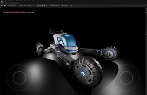 Ruby Liao - (未來車)建模加產品渲染呈現科技感。