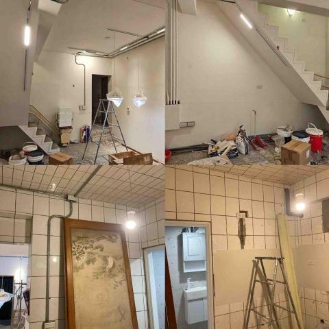 阿榮師父水電工程 - 10/25 增加了二個插座
已完成廚房燈具 浴室燈